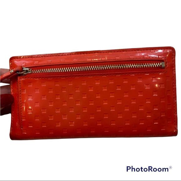 Kate Spade Jewel Street Stacey Continental Wallet Surprise Coral- neon - Picture 7 of 15